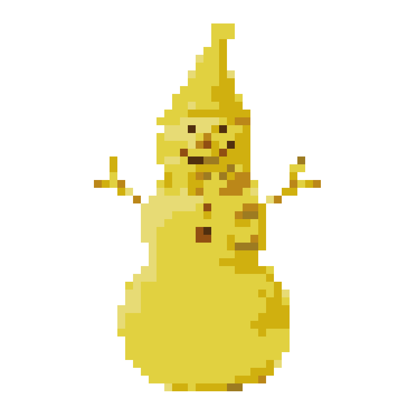 Golden Snowman